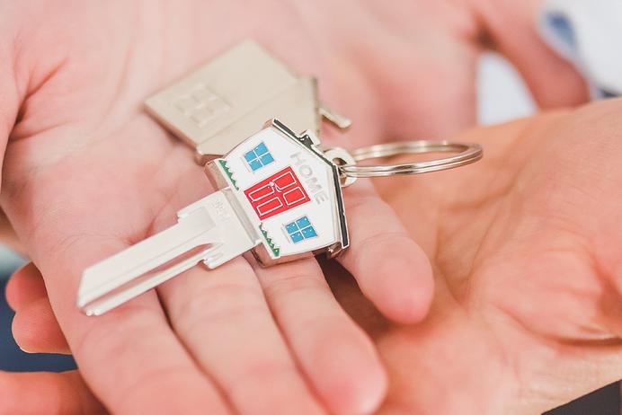 Sleutels nieuwe huis