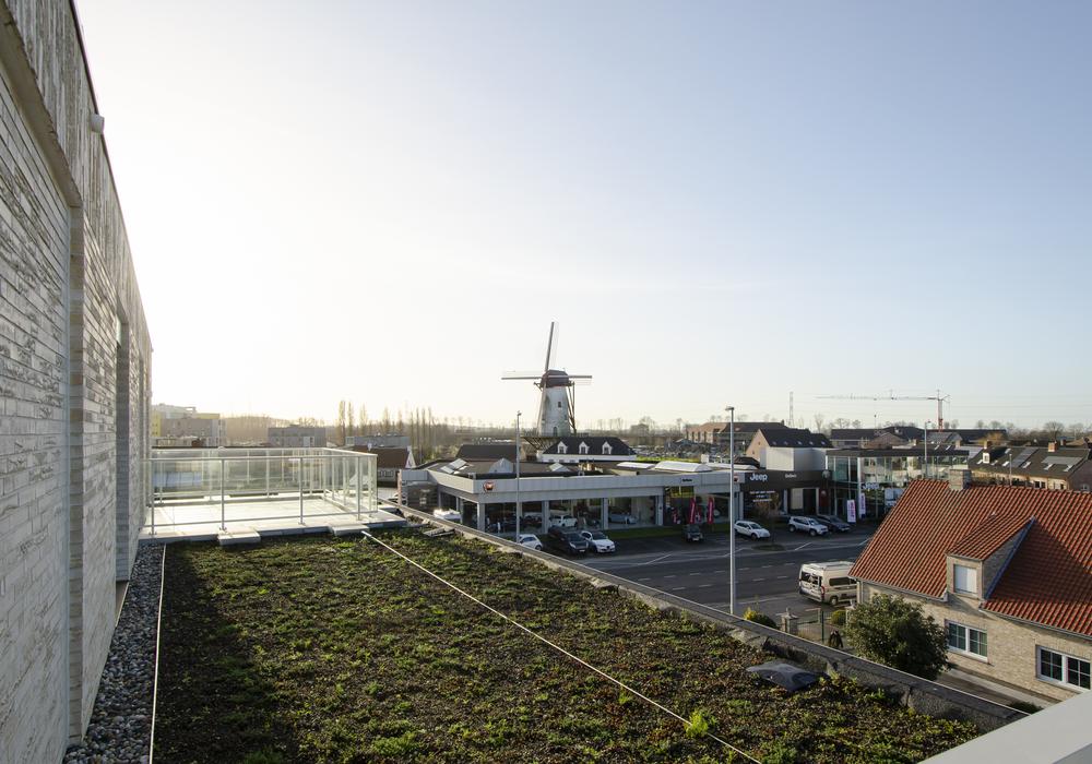 appartementen sandweghe uitzicht groene omgeving molen